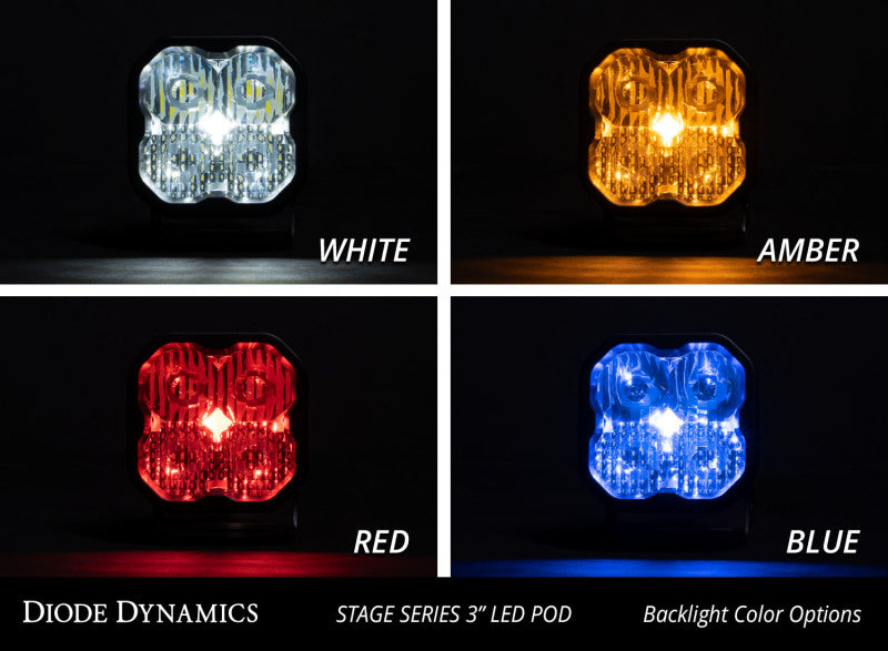 Diode Dynamics SS3 Max RBL - White Spot Standard (Pair)