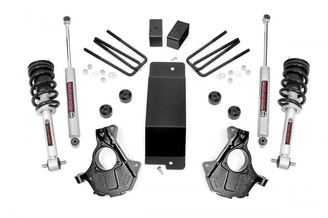 Rough Country 3.5 Inch Suspension Lift Knuckle Kit w/Struts 14-18 Silverado/Sierra 1500 4WD Cast Steel