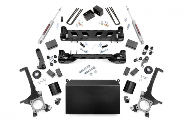 Rough Country 6 Inch Toyota Suspension Lift Kit Rear N3 Shocks 07-15 Tundra