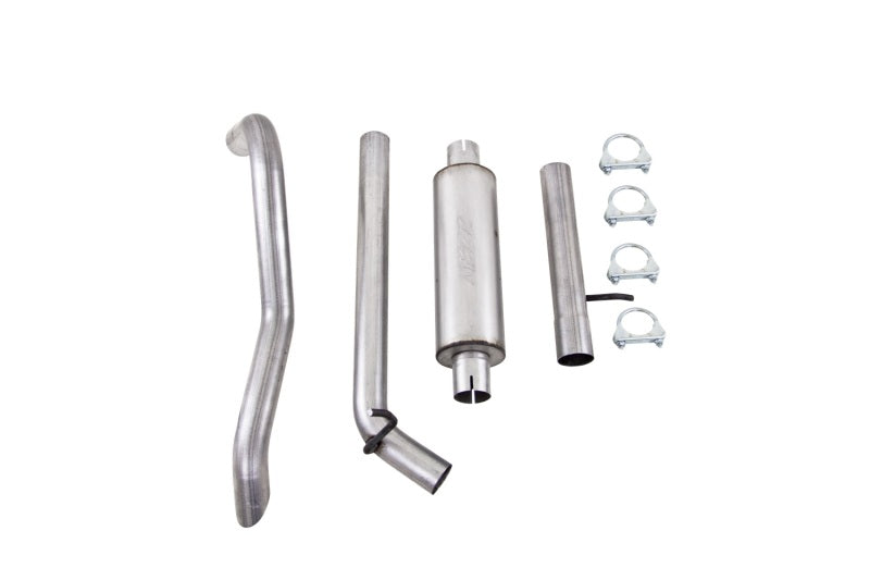 MBRP 12 Jeep Wrangler/Rubicon 3.6L V6 Cat Back Single Rear Exit Off-Road Aluminized Exhaust