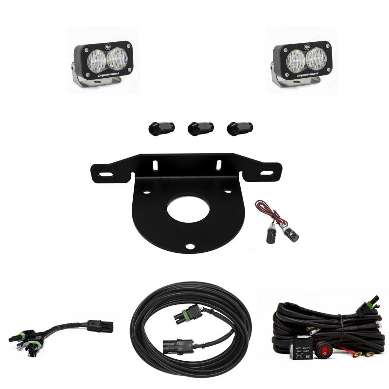 Baja Designs 2021+ Ford Bronco Dual S2 Sport W/C Reverse Kit With Toggle Switch