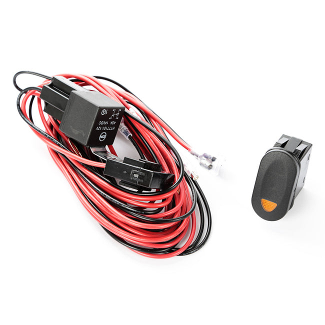 Rugged Ridge Light Wiring Harness Kit 1 Light Amber Switch