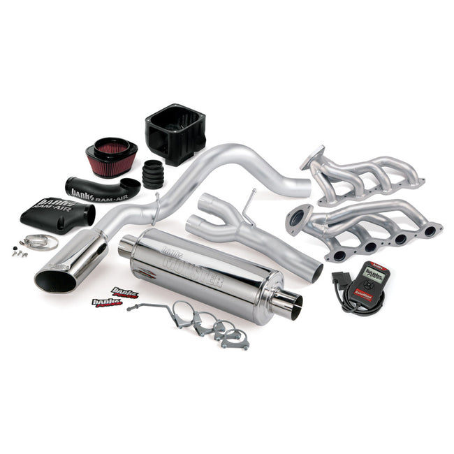 Banks Power 09 Chevy 5.3L CCSB/ECSB FFV PowerPack System - SS Single Exhaust w/ Chrome Tip