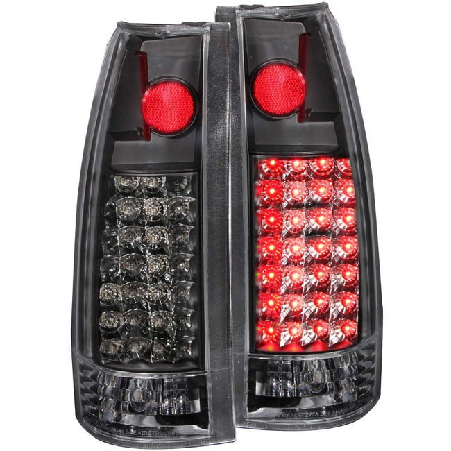 ANZO 1999-2000 Cadillac Escalade LED Taillights Black