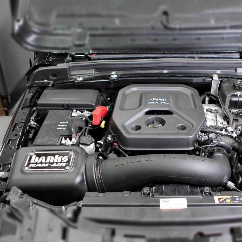 Banks Power 18-21 Jeep 2.0L Turbo Wrangler (JL) Dry Filter Ram-Air Intake System