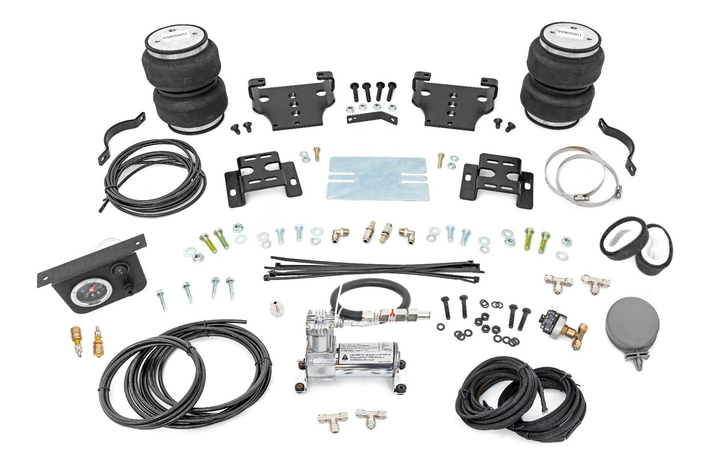 Rough Country Air Spring Kit 0-6 Inch Lift without Onboard Air Comprsseor 01-10 Chevy/GMC 2500HD