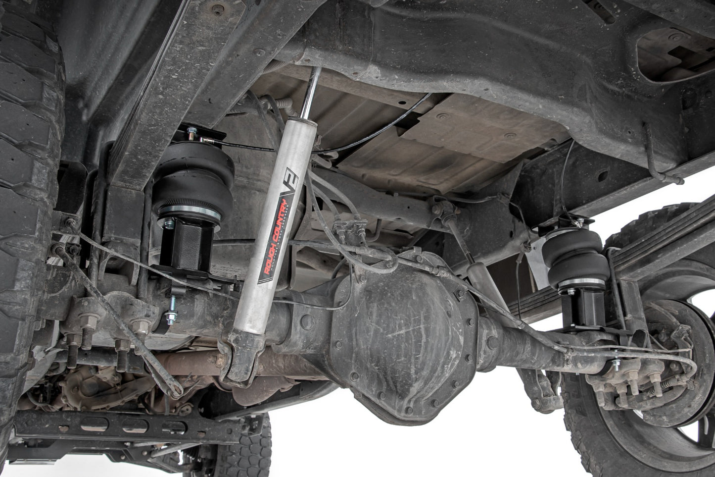 Rough Country Air Spring Kit 0-6 Inch Lift without Onboard Air Comprsseor 01-10 Chevy/GMC 2500HD