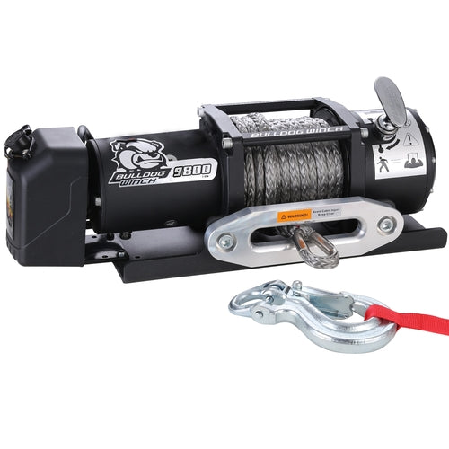 Bulldog Winch 9800 Lb Trailer Winch Synthetic Rope