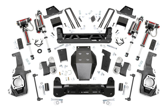 Rough Country 7.0 Inch GM NTD Suspension Lift Kit Vertex 2020-2025 2500HD, 3500HD w/o Overload Leaf Springs