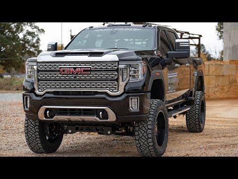 Rough Country 7.0 Inch GM NTD Suspension Lift Kit V2 (2500HD/3500HD 4WD (20-25) w/o Overload Leaf Springs
