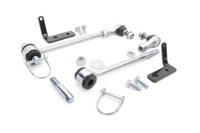 Rough Country Jeep Front Sway Bar Disconnects 2.5 Inch 07-18 Wrangler JK