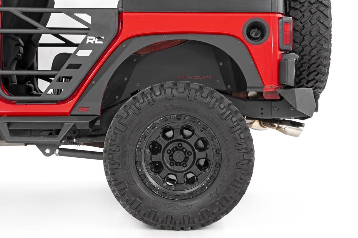 Rough Country Jeep Front & Rear Fender Delete Kit 07-18 Wrangler JK