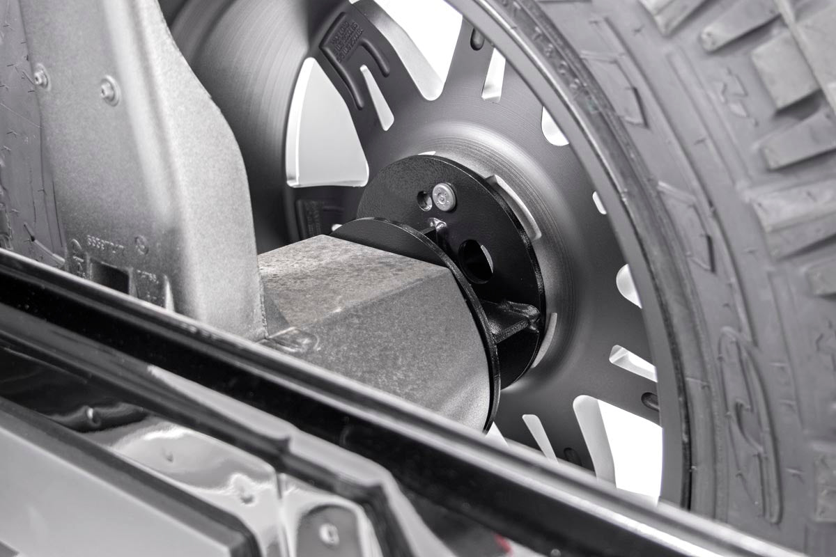 Rough Country Jeep Spare Tire Spacer Up to a 33 Inch Spare Tire Wrangler TJ/YJ/JK