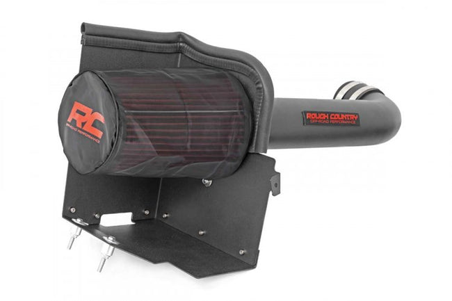 Rough Country Jeep Cold Air Intake w/Pre-Filter Bag (07-11 Wrangler JK 3.8L)
