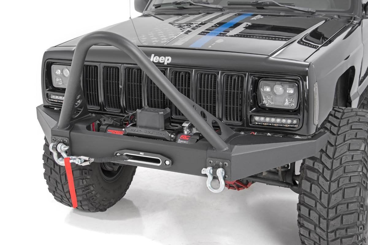 Rough Country Jeep Stinger Bar RC Bumpers 84-01 Cherokee XJ