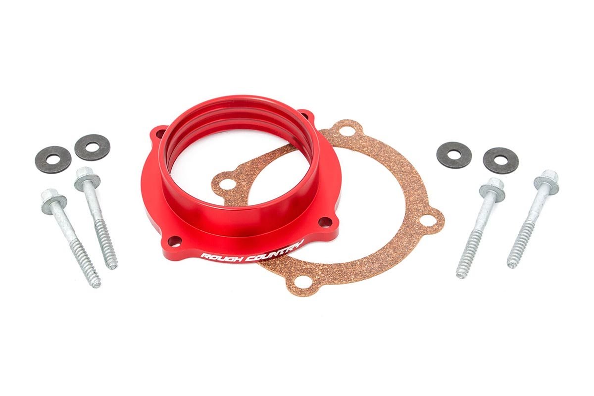Rough Country Jeep Throttle Body Spacer 12-20 Wrangler JK JL Gladiatro JT
