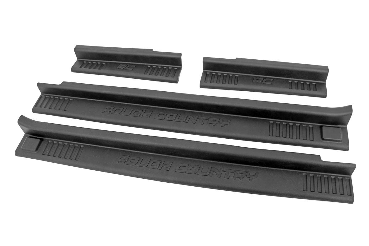 Rough Country Jeep Front & Rear Entry Guards 07-18 Wrangler JK