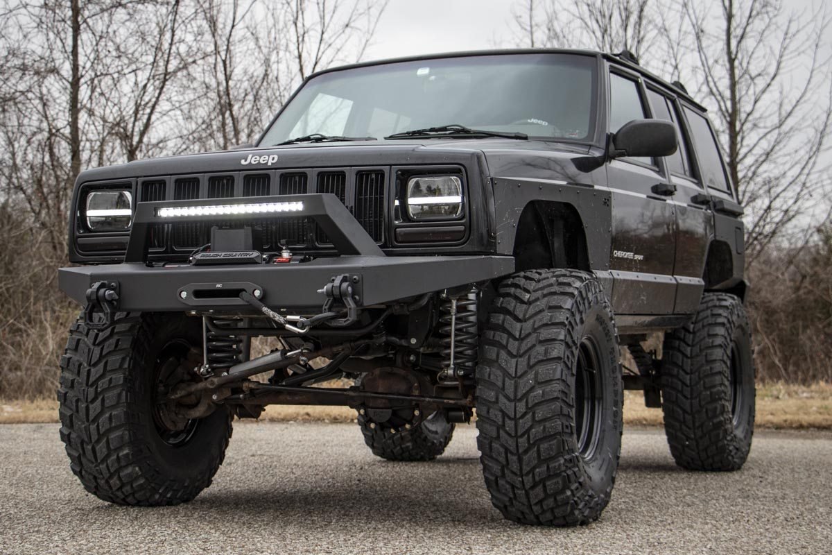 Rough Country Jeep Lower Door Armor 97-01 Cherokee XJ