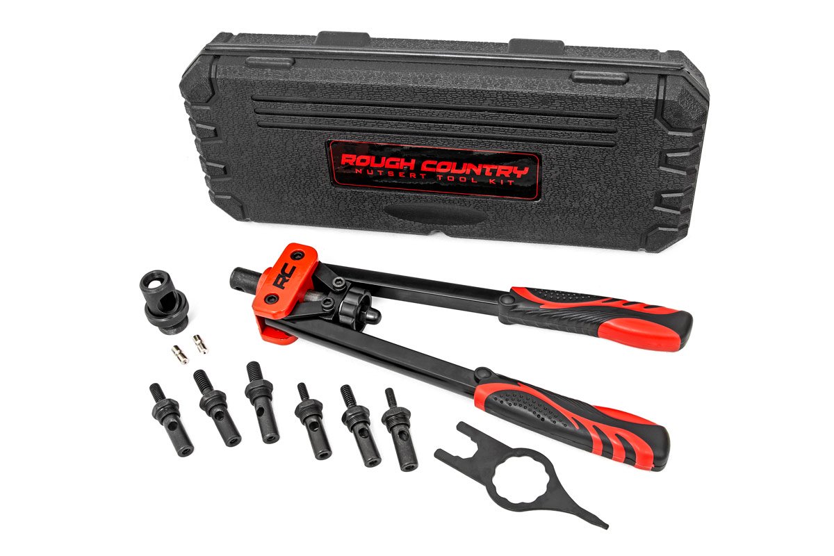 Rough Country Nutsert Tool Kit 10 Piece System w/Quick-Change Mandrel Set