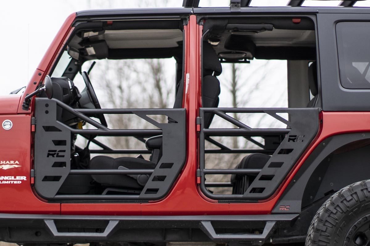 Rough Country Jeep Front & Rear Steel Tube Doors 07-18 Wrangler JK