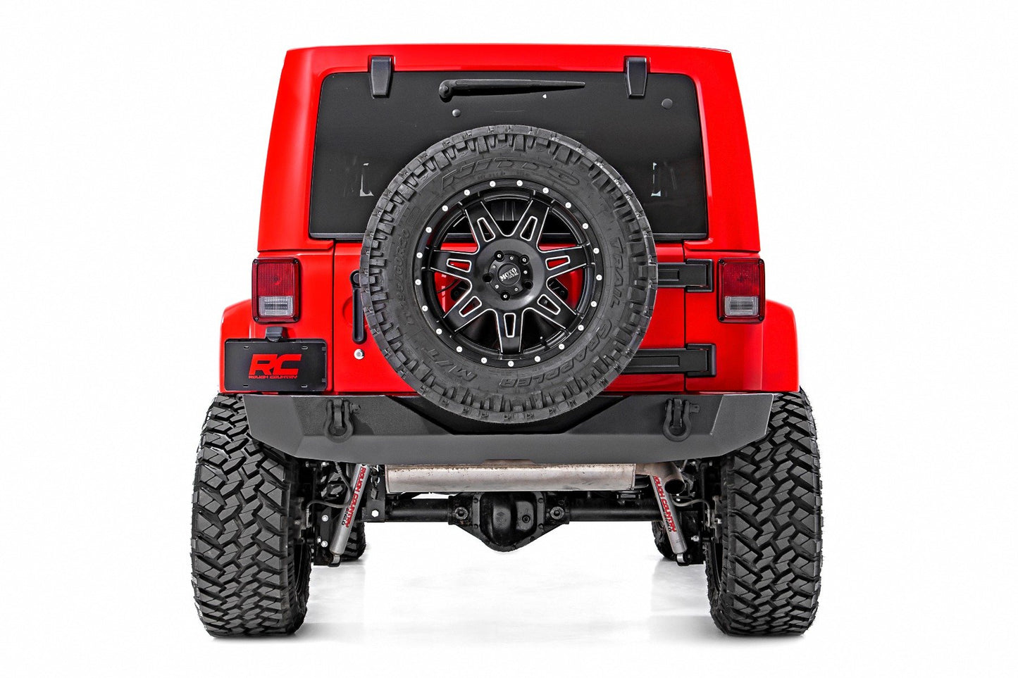 Rough Country Rear Bumper Full Width 07-18 Jeep Wrangler JK