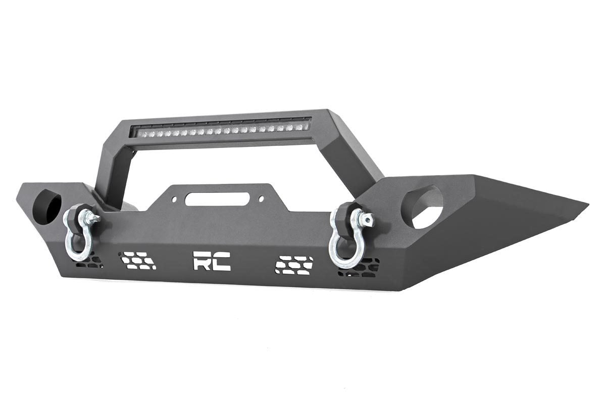 Rough Country Jeep Full Width Front LED Winch Bumper JK, JL, Gladiator JT