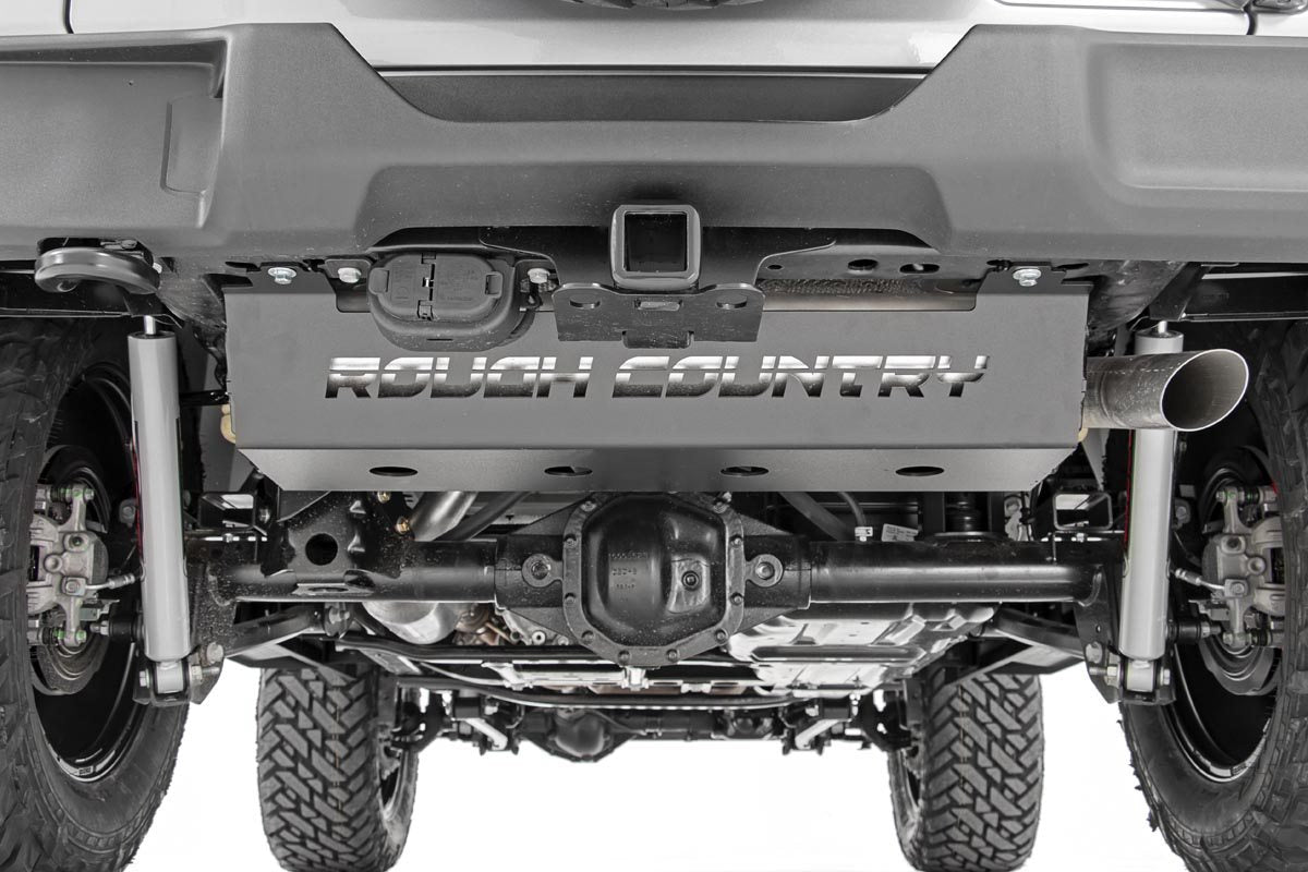 Rough Country Jeep Muffler Skid Plate 18-20 Wrangler JL