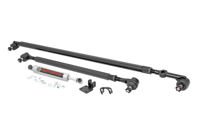 Rough Country Jeep HD Steering Upgrade Kit w/Steering Stabilizer TJ, XJ, MJ, ZJ