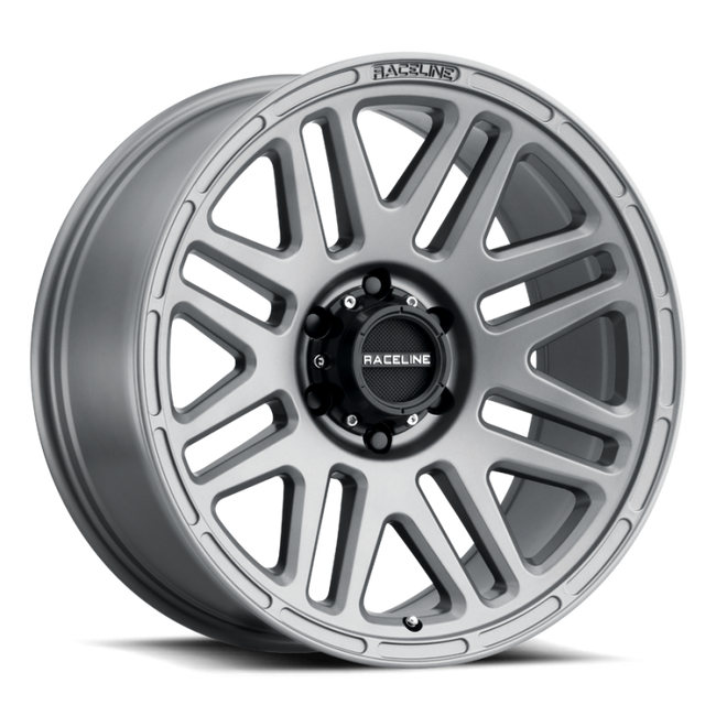 Raceline 944GS Outlander 17x9in 5x139.7 BP -12mm Offset 106.5mm Bore - Greystone Wheel