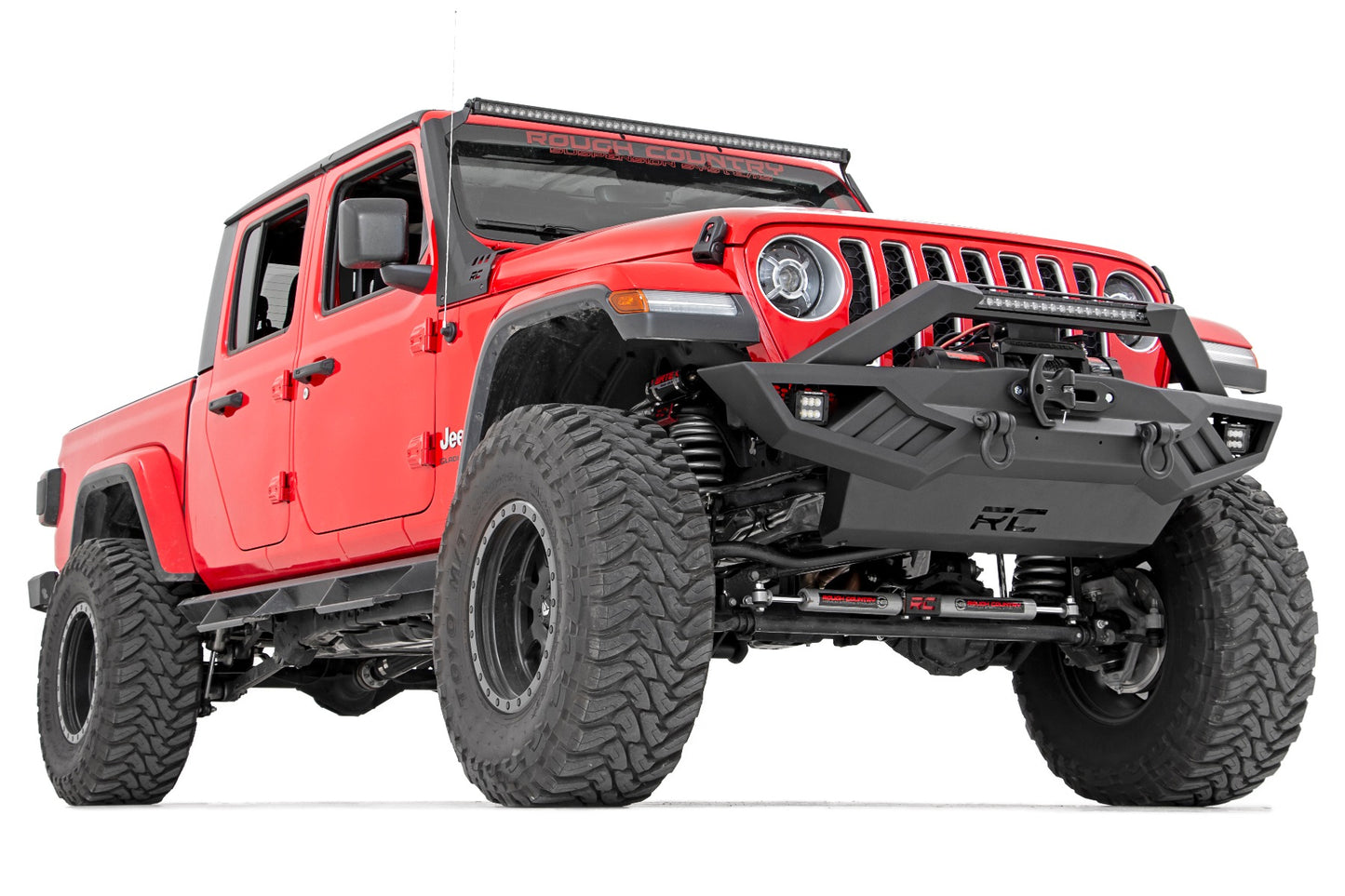 Rough Country Jeep Full Width Off-Road Front Bumper For JK,JL, Gladiator JT