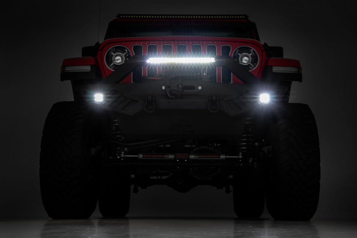 Rough Country Jeep Full Width Off-Road Front Bumper For JK,JL, Gladiator JT