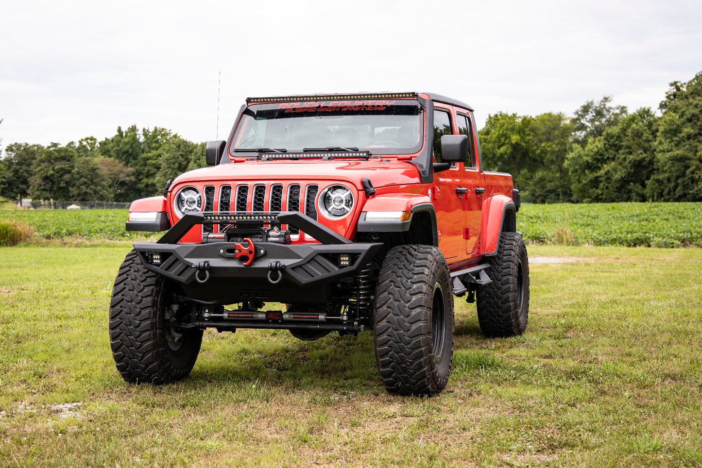 Rough Country Jeep Full Width Off-Road Front Bumper For JK,JL, Gladiator JT