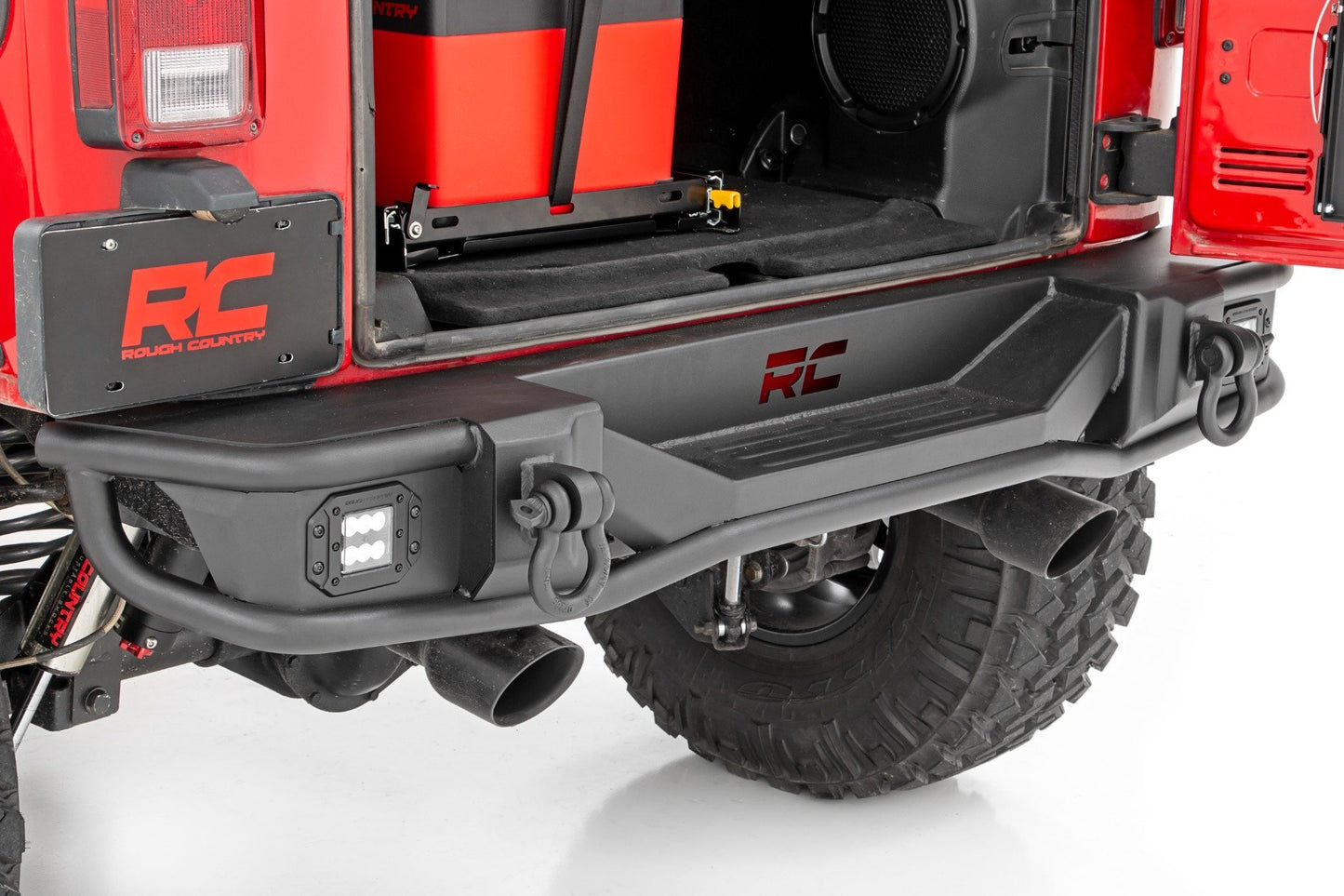 Rough Country Rear Bumper Tubular 07-18 Jeep Wrangler JK