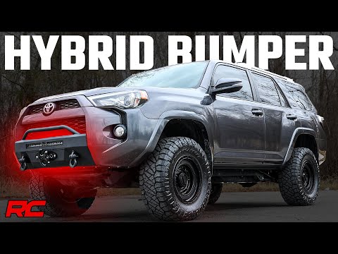 Rough Country Front Bumper Hybrid with 20 Inch LED Light Bar 14-22 Toyota 4Runner 2WD/4WD