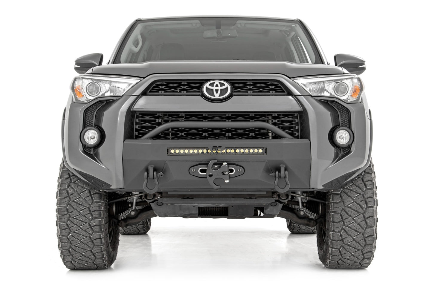 Rough Country Front Bumper Hybrid with 20 Inch LED Light Bar 14-22 Toyota 4Runner 2WD/4WD