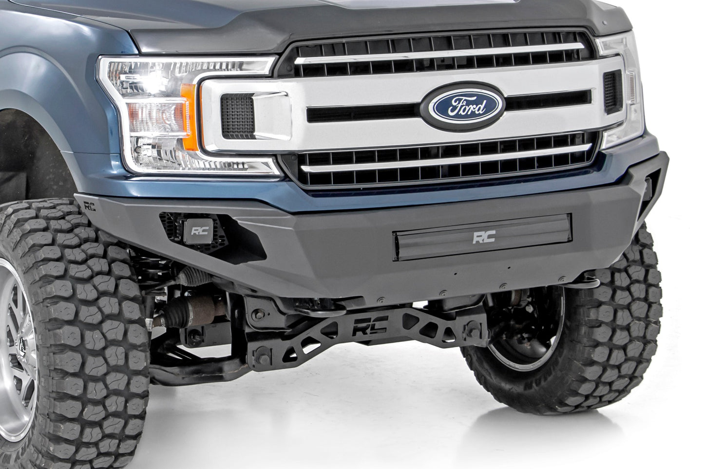 Rough Country Ford Front High Clearance LED Bumper 18-20 Ford F-150