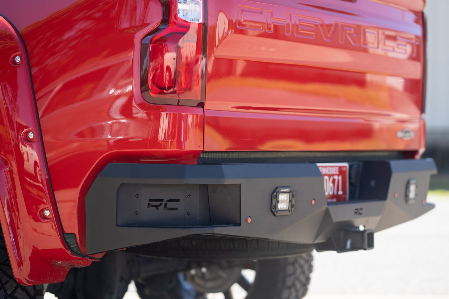 Rough Country Chevrolet Heavy-Duty Rear LED Bumper 19-22 Chevrolet Silverado 1500