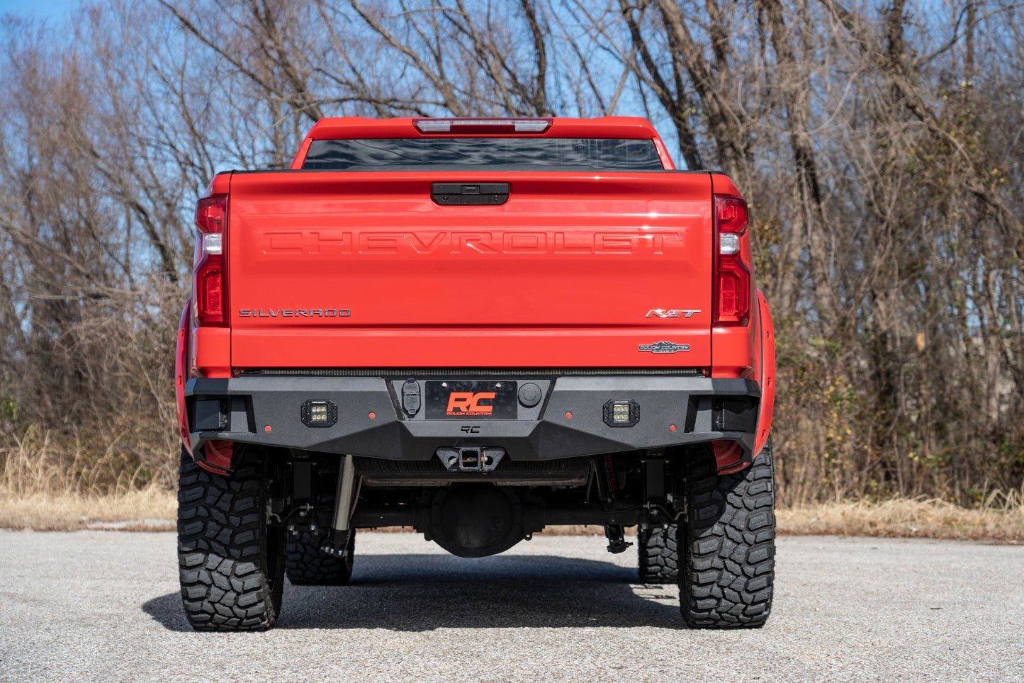 Rough Country Chevrolet Heavy-Duty Rear LED Bumper 19-22 Chevrolet Silverado 1500