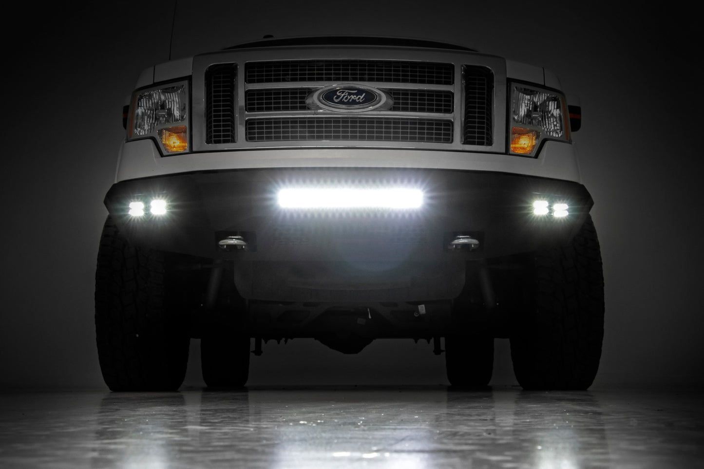 Rough Country Ford Heavy-Duty Front LED Bumper For 09-14 F-150