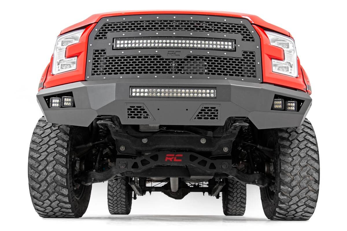 Rough Country Ford Heavy-Duty Front LED Bumper 15-17 F-150