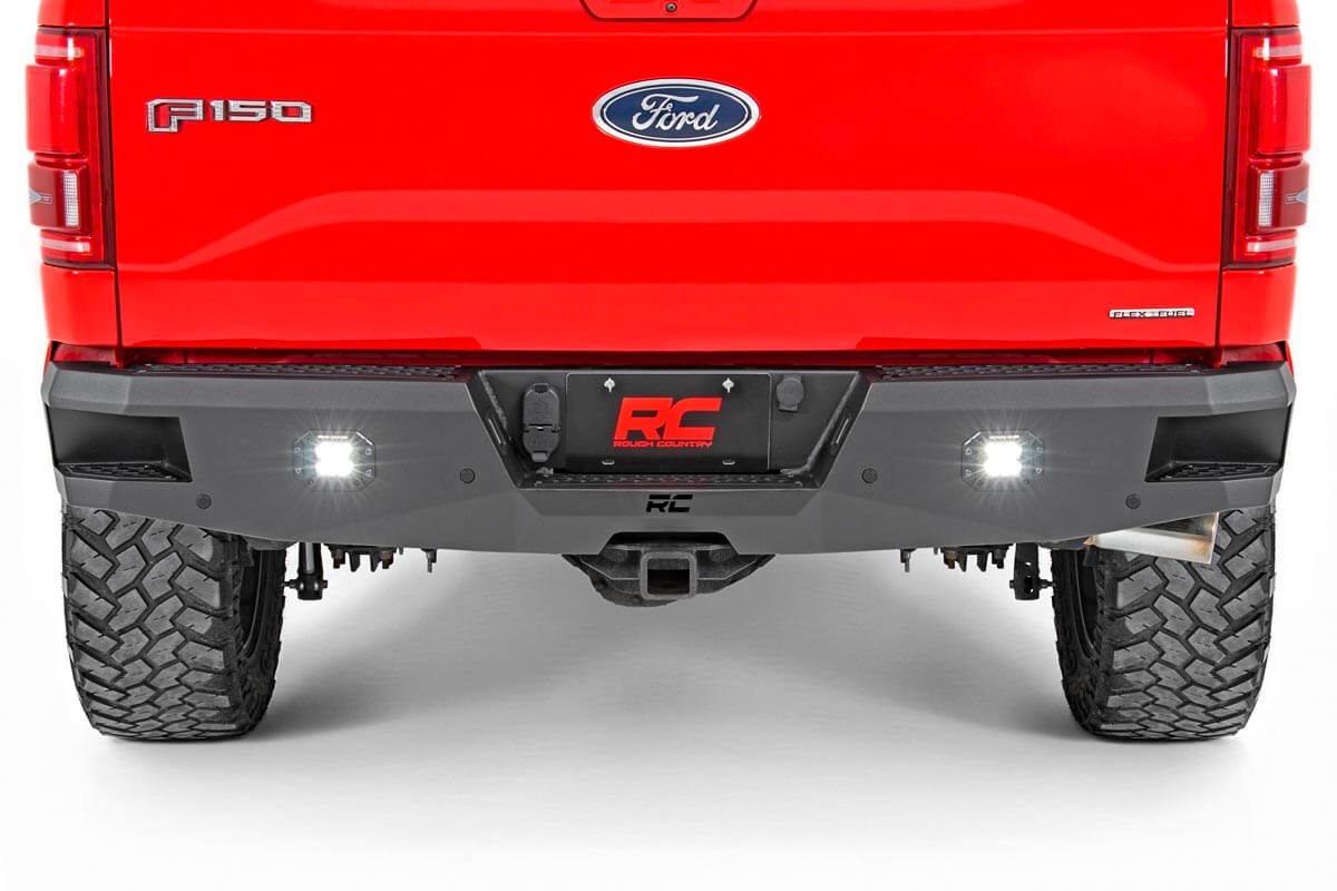 Rough Country Ford Heavy-Duty Rear LED Bumper 15-20 F-150