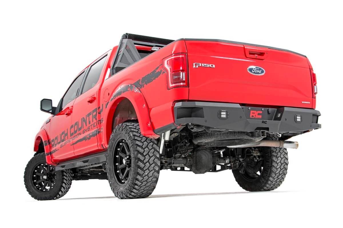 Rough Country Ford Heavy-Duty Rear LED Bumper 15-20 F-150