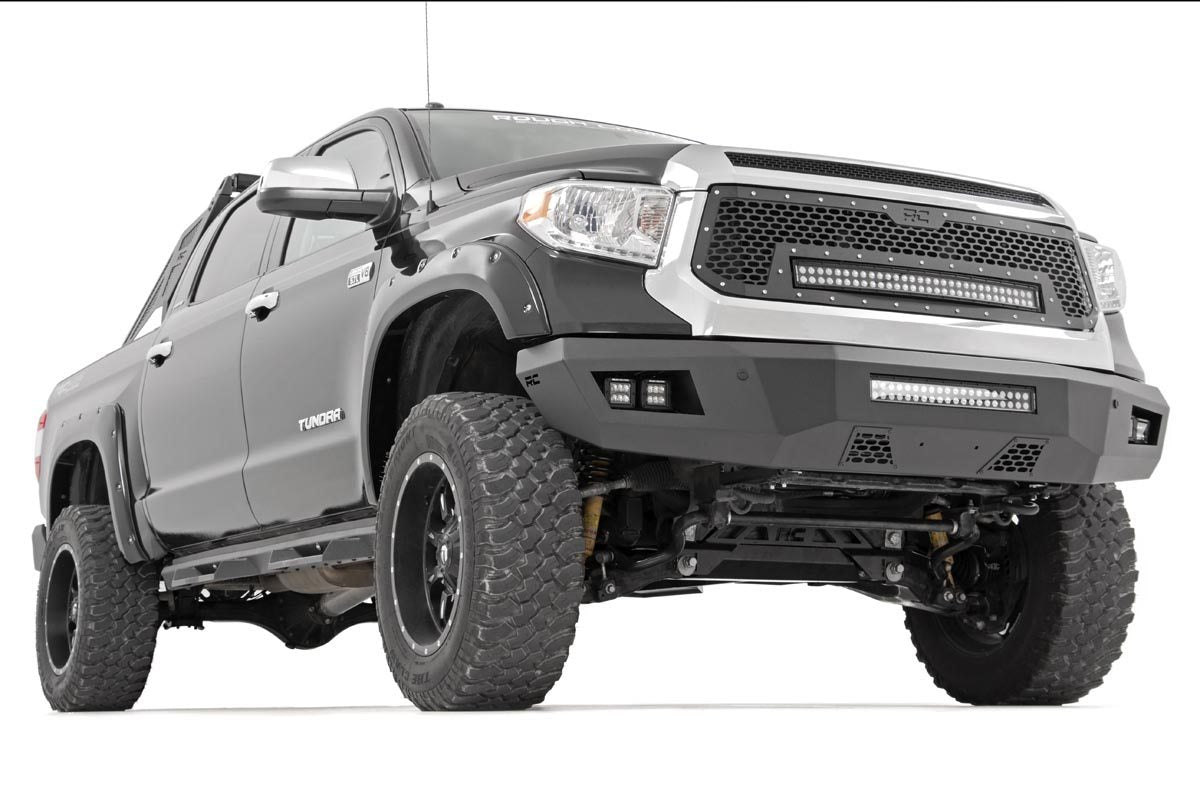 Rough Country Tundra Heavy-Duty Front LED Bumper 14-20 Tundra