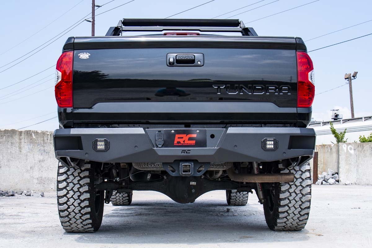 Rough Country Tundra Heavy-Duty Rear LED Bumper 14-20 Tundra