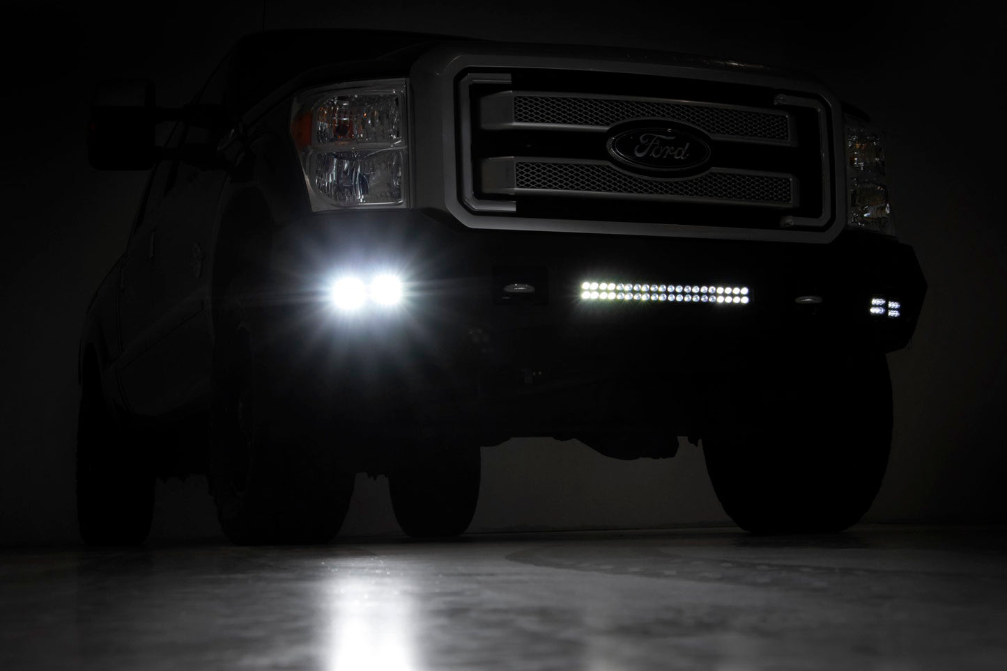 Rough Country Ford Heavy-Duty Front LED Bumper 11-16 F-250/F-350