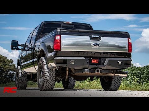 Rough Country Ford F-250/F-350 Heavy-Duty Rear LED Bumper For 99-16 F-250/F-350 4WD