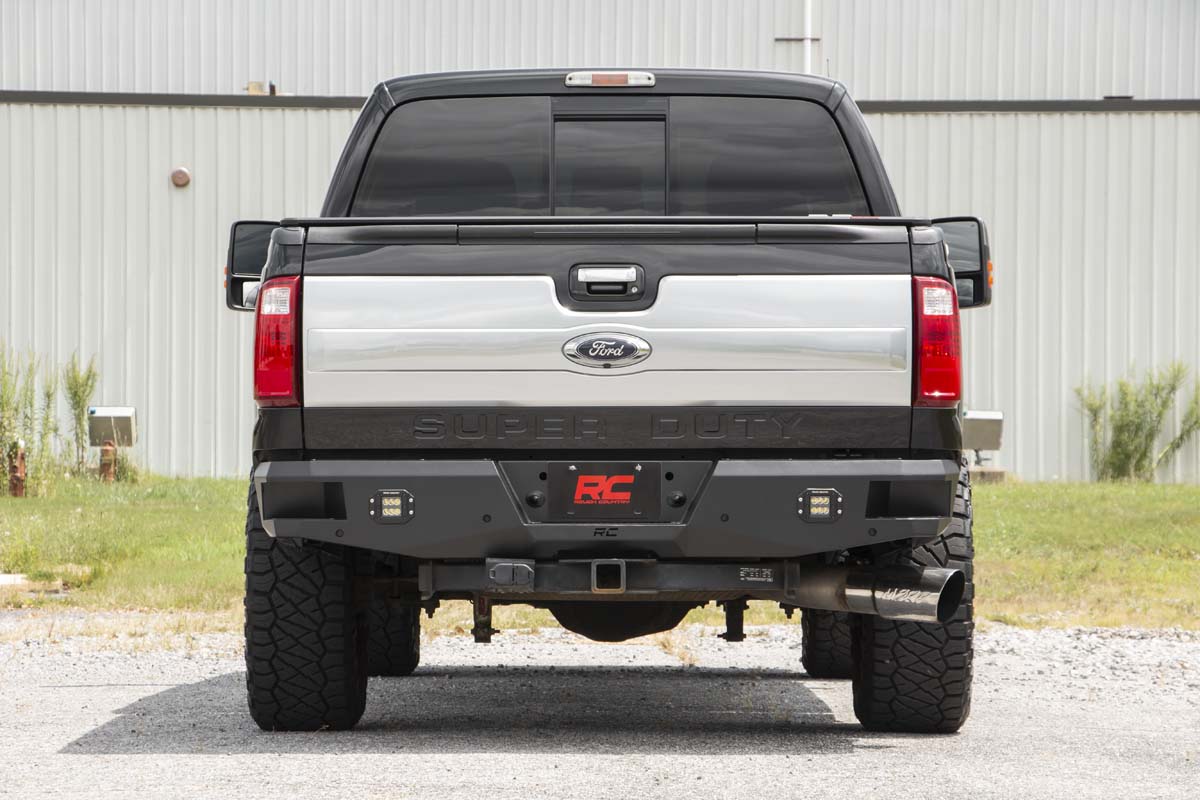 Rough Country Ford F-250/F-350 Heavy-Duty Rear LED Bumper For 99-16 F-250/F-350 4WD