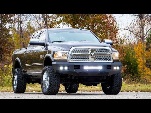 Rough Country RAM Heavy-Duty Front LED Bumper 10-18 2500/3500