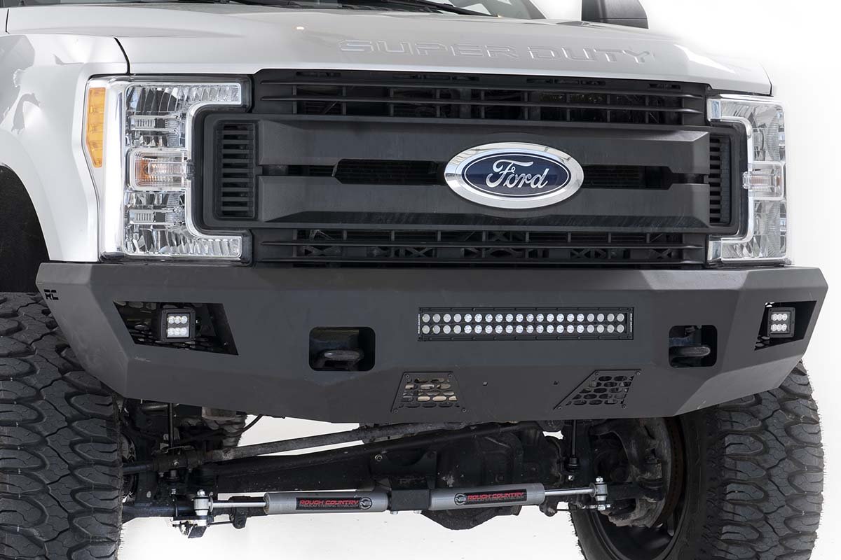 Rough Country Ford Heavy-Duty Front LED Bumper 17-20 F-250/F-350