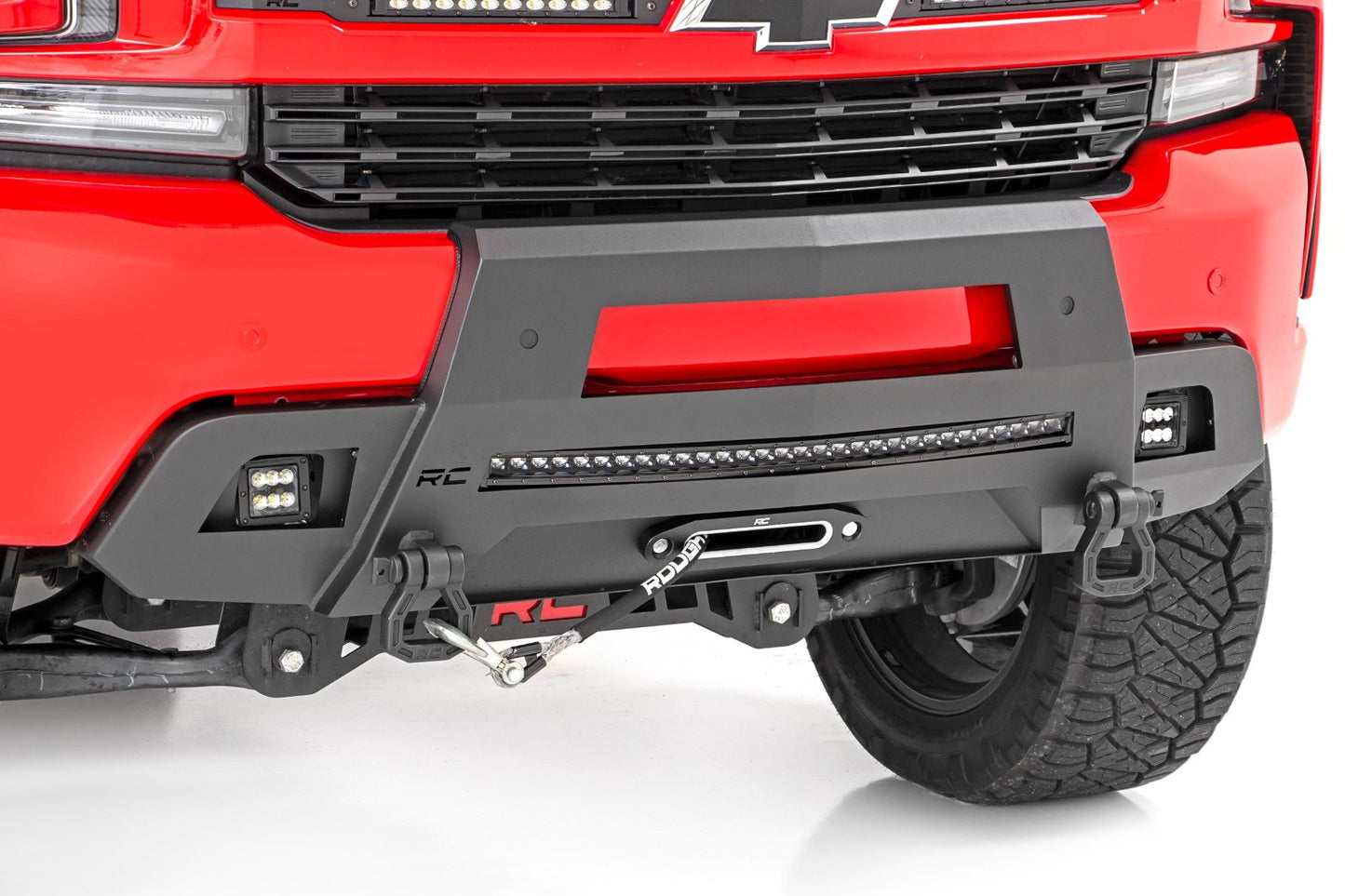 Rough Country Hidden Winch Bumper 19-22 Chevy Silverado 1500 2WD/4WD